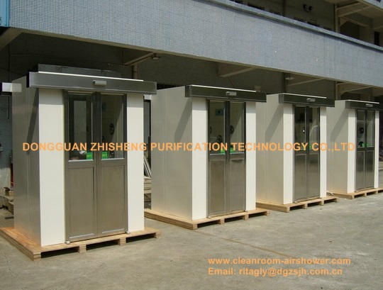 Automatic Clean Room Air Shower With Sliding Door For 1 Person