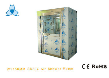 Automatic Blowing Stainless Steel Air Shower , Air Jet Shower 1150mm Door Width