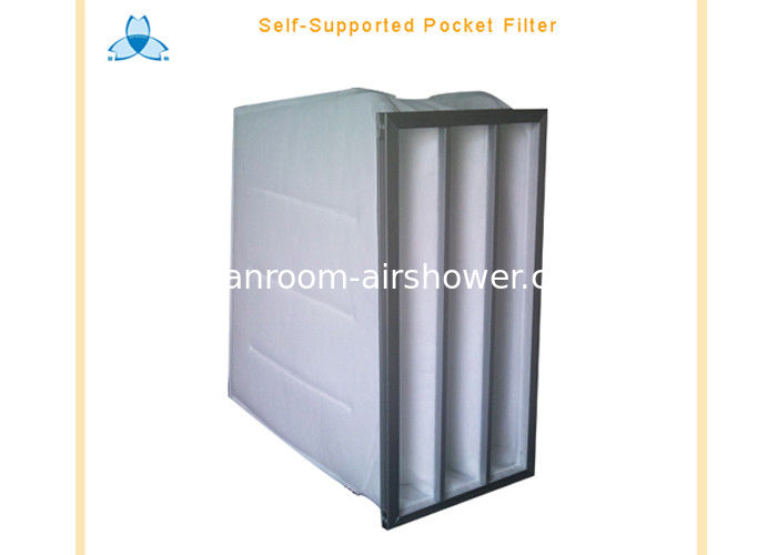 Air Handling Unit AHU System Bag Air Filters With High Dust Capacity