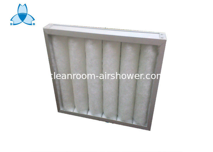 White Washable Pre Filter Air Filter Non Woven Fabic Media , Long Life Span