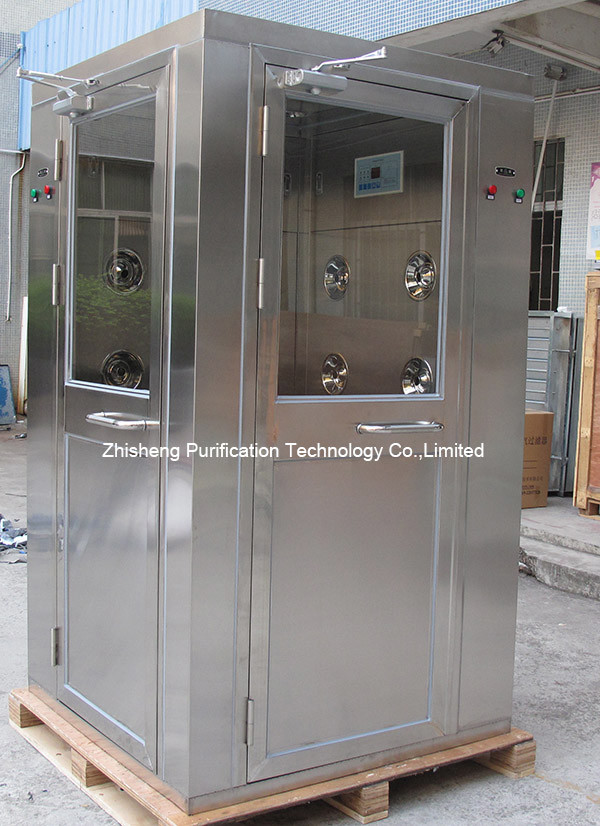 Personal Cleanroom Air Shower With Two-side Blowing for one person, automatic working 0