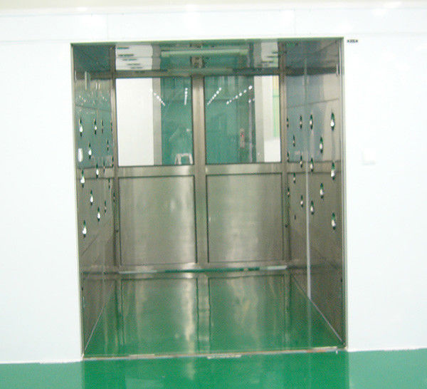 Industry Cleanroom Air Shower System Tunnel With Width 1800 Automatic Sliding Doors 0