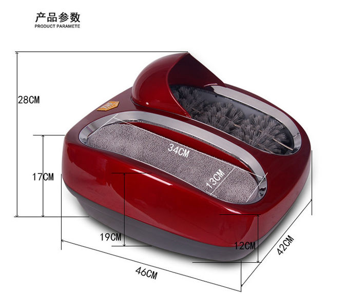 Auto Home Sole Cleaning Machine Brush Roller Shoe Cleaner For Commercial / House 1
