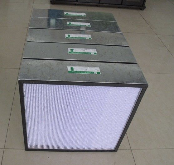 Metal Frame HEPA Filter With Paper Separator For Clean Room Air Shower , Air Handling Unit 1