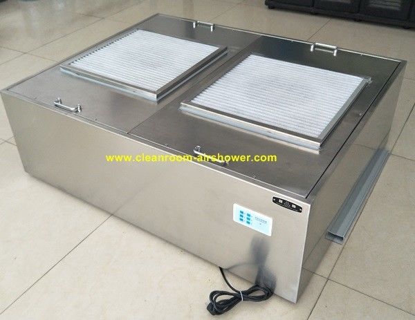 SS304 Fan Filter Unit Class 100 Clean Clothes Cabinet Laminar Flow Hood FFU On The Top 0