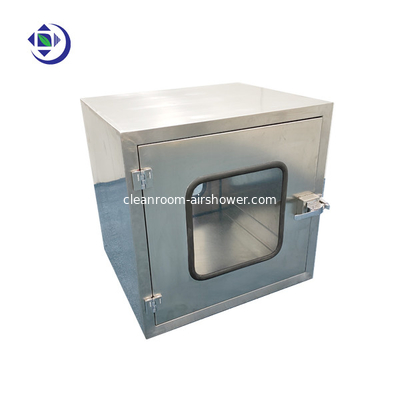 Electric Magnetic Interlock 304 Stainless Steel Pass Box For Cleanroom