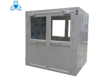 Big Area Dynamic Pass Box , Clean Room Pass Through Window With Double Leaf Swing Doors