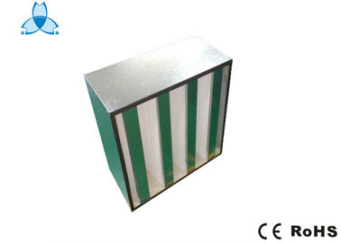 Polyurethane Sealant  V Bank Filter For Mid - Level Air Box System