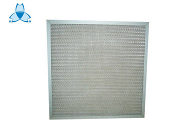 Primary Efficiency Pre Air Filter , Plate Type Synthetic Fiber Air Filter Large Filtering Area
