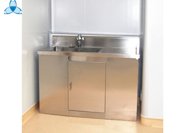 Durable Hospital  Wash Tank, Single Bowl Free Standing Washbasin Cabinet