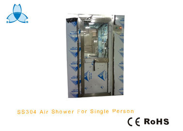 Single Leaf Swing Doors Clean Room Air Shower For One Person 2 Side Blowing