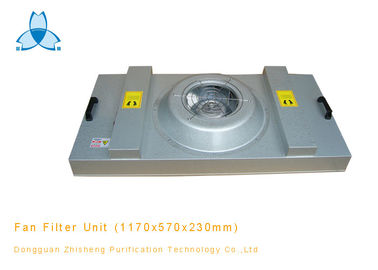 1170 x 570mm Galvanized Housing Fan Filter Unit For Class 100 Clean Room