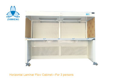 Labortary Horizontal Laminar Flow Cabinet For Three Persons , Low Noise