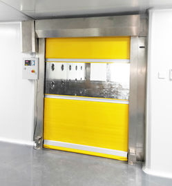 Fast Speed Scrolled Doors Air Shower Tunnel For  Material  ,  Air Blow Passage