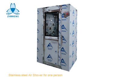 Two Side Blowing Stainless Steel Air Shower Removing Air Dust From People And Goods