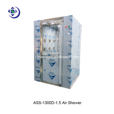 2 Side Blowing 1.2mm SUS304 Air Shower Room With Swing Doors