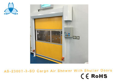 Buy Large Cargo Air Shower Tunnel Soft PVC High Speed Shutter Doors For Cart online manufacture