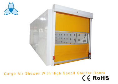 Buy OEM Clean Air Shower Tunnel With Auto High Fast Speed Shutter Doors By Radar Sensor online manufacture