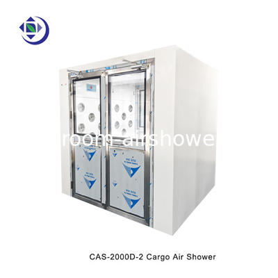 Buy Low-Noise Cleanroom Air Shower with Automated Operation for passing materials and cart , powder coated steel online manufacture