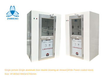 Buy Double Blowing Cleanroom Air Shower Single Aluminum Door W1400xD1000xH2100mm online manufacture
