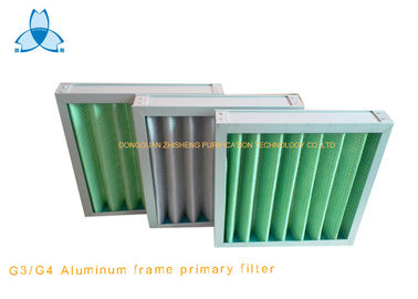 Buy Aluminum Frame Pleated Pre Air Filter / Coarse Filter From Air Conditioning or HVAC system online manufacture