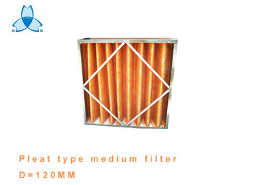 Buy Metal Frame Pleat Type Medium Pre Air Filter Large Air Flow Low Pressure online manufacture