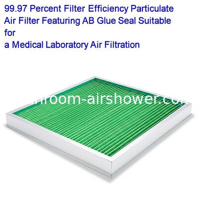 Buy 99.97 Percent Filter Efficiency Particulate Air Filter Featuring AB Glue Seal Suitable for Medical Laboratory Air Filtration online manufacture