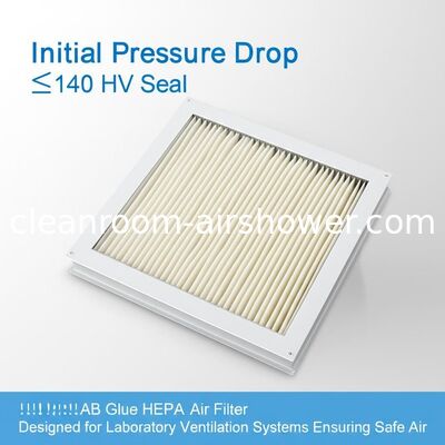 Buy Initial Pressure Drop ≤140 HV Seal AB Glue HEPA Air Filter Designed for Laboratory Ventilation Systems Ensuring Safe Air online manufacture