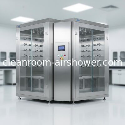Buy Microcomputer Control Cleanroom Air Shower Single Double System with Interlock System Providing Airborne Particle Removal Solutions online manufacture