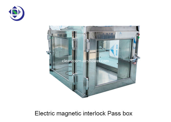 Buy Three Doors Interlocked Stainless Steel 304 Transfer Hatch For Cleanroom online manufacture