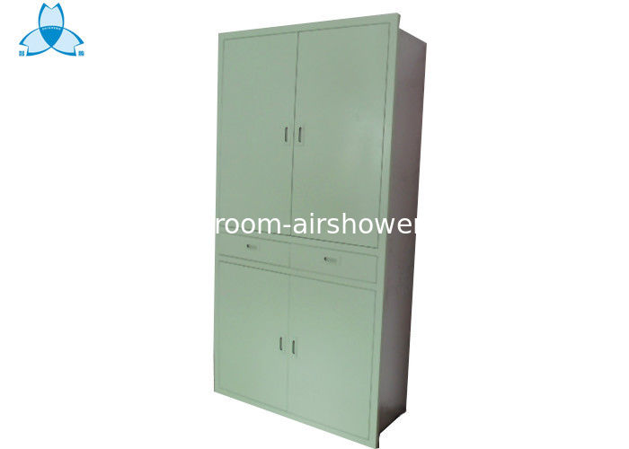 Two Drawer Hospital Medicine Cabinet Thin Rimmed Without Half