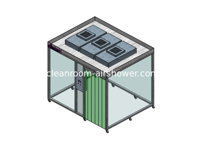 Pvc Curtain Iso 8 Softwall Modular Clean Room Clean Booth With Fan Filter Unit