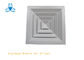 Four Way Low Resistance Ceiling Air Diffuser 450x450mm Fit For Supply Airflow