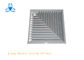 2 Way RAL9016 Square Air Diffuser Aluminum Alloy Material For HVAC System