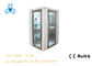 Single Person Cleanroom Air Shower With 90 Degree Corner Doors , 800W Blow Power