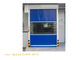 Auto Anti-static PVC High Speed Shutter Door / Fast Speed Scroll Door For Factory Workshop