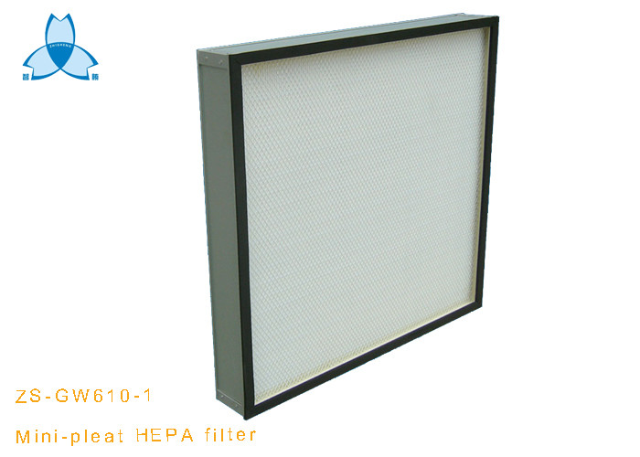 Commercial Air Conditioner HVAC System H13 Hepa Panel Filter Mini Pleat