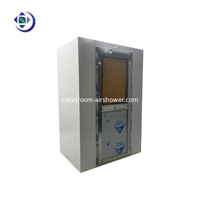 Single Leaf Swing Doors Clean Room Air Shower For One Person 2 Side Blowing