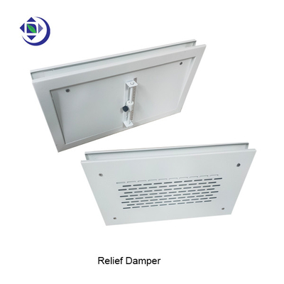 Clean Room Relief Damper , Pressure Damper For 2