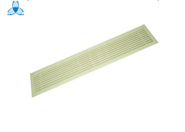 Linear Bar Return Air Louver Single Deflection Air Grille - 0° / 30° For Industrial Fresh Air