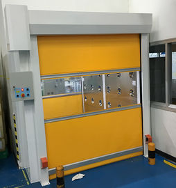 W1800mm Cargo Air Shower Tunnel With Fast Speed Shutter Doors for For Forklift,  Powder coated steel material