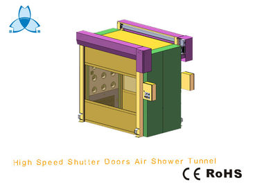 High Speed PLC Control Air Jet Shower Tunnel 4000W Blow Power For Robot Line