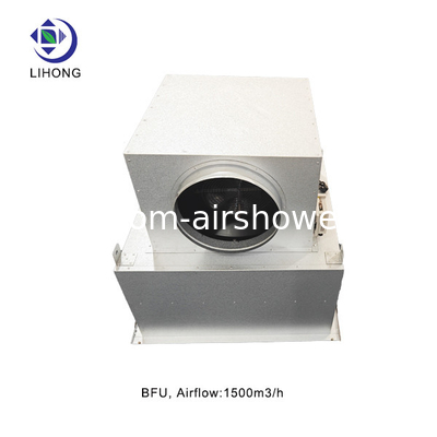 220V Voltage Blower Filter Unit With 1500 M3/h Air Flow And ≤60 DB Noise Level