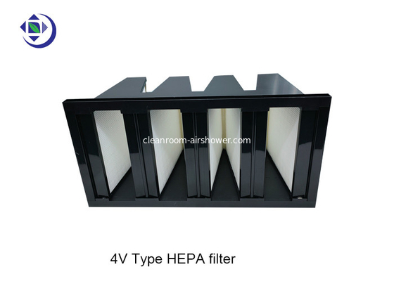compact Fiberglass Medium ABS Plastic V Bank Filter