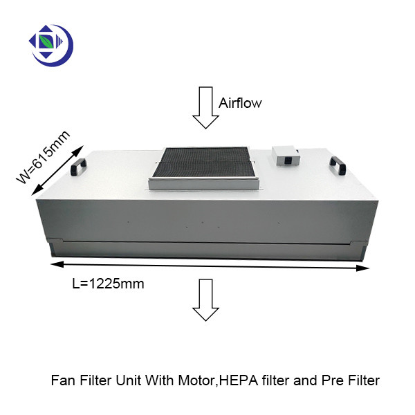 4x2 Feet HEPA Fan Filter Unit With Motor , HEPA Filter And Pre Filter For Clean Room 0