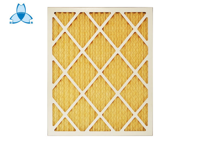 Yellow Paper Pre Air Filter For Medium - Efficiency Filters Or Hepa Filters 0