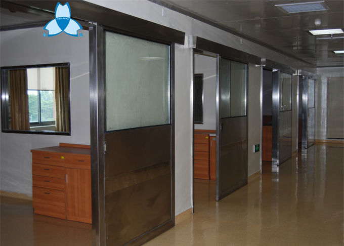 Anti - Radiation Automatic Hospital Doors With Sliding Single Leaf , Easy Clean And Antibiosis 2