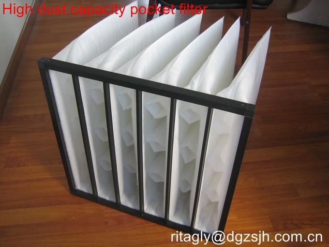 F6 Rigid Pocket Air Filter 24x24x24 inch Synethic filber For Gas Turbines 2