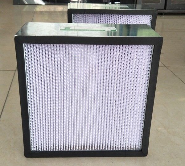 Deep Pleat HEPA Air Filter For Hospital with Galvanized Frame