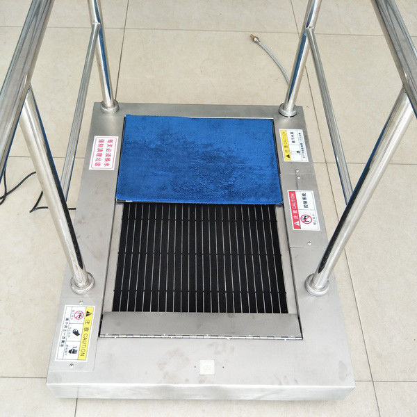 Stainless Steel Auto Shoe Sole Cleaner / Sole Cleaning Machine Wet Clean Type 1